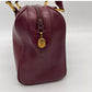 Christian Dior Bordeaux Red Boston Bag