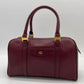 Christian Dior Bordeaux Red Boston Bag