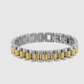 Brenda Grands Two Tone Watch Band Bracelet