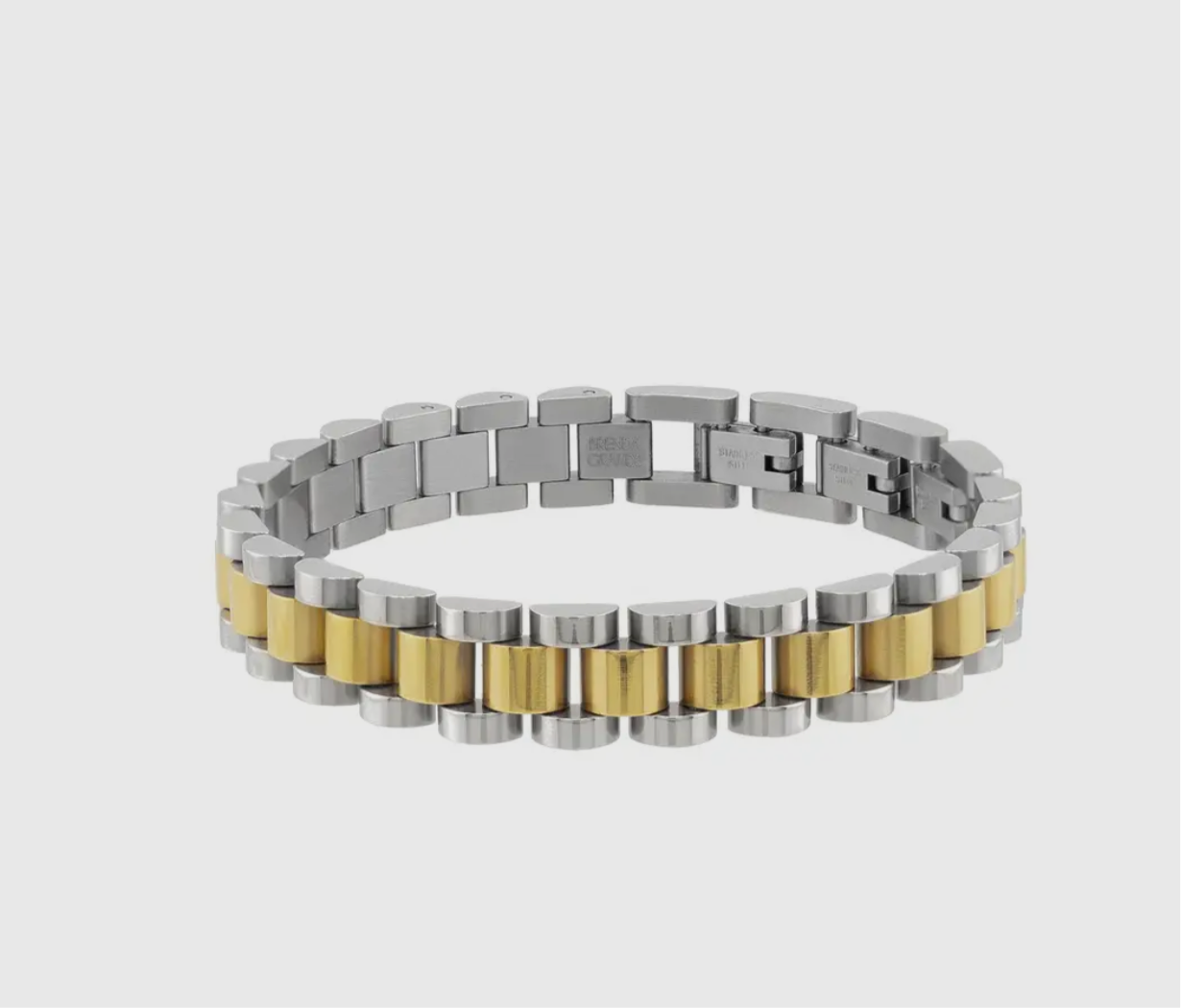 Brenda Grands Two Tone Watch Band Bracelet