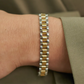 Brenda Grands Two Tone Watch Band Bracelet