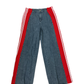 Mélange Straight Leg High Waisted “Sweatpant" Jeans