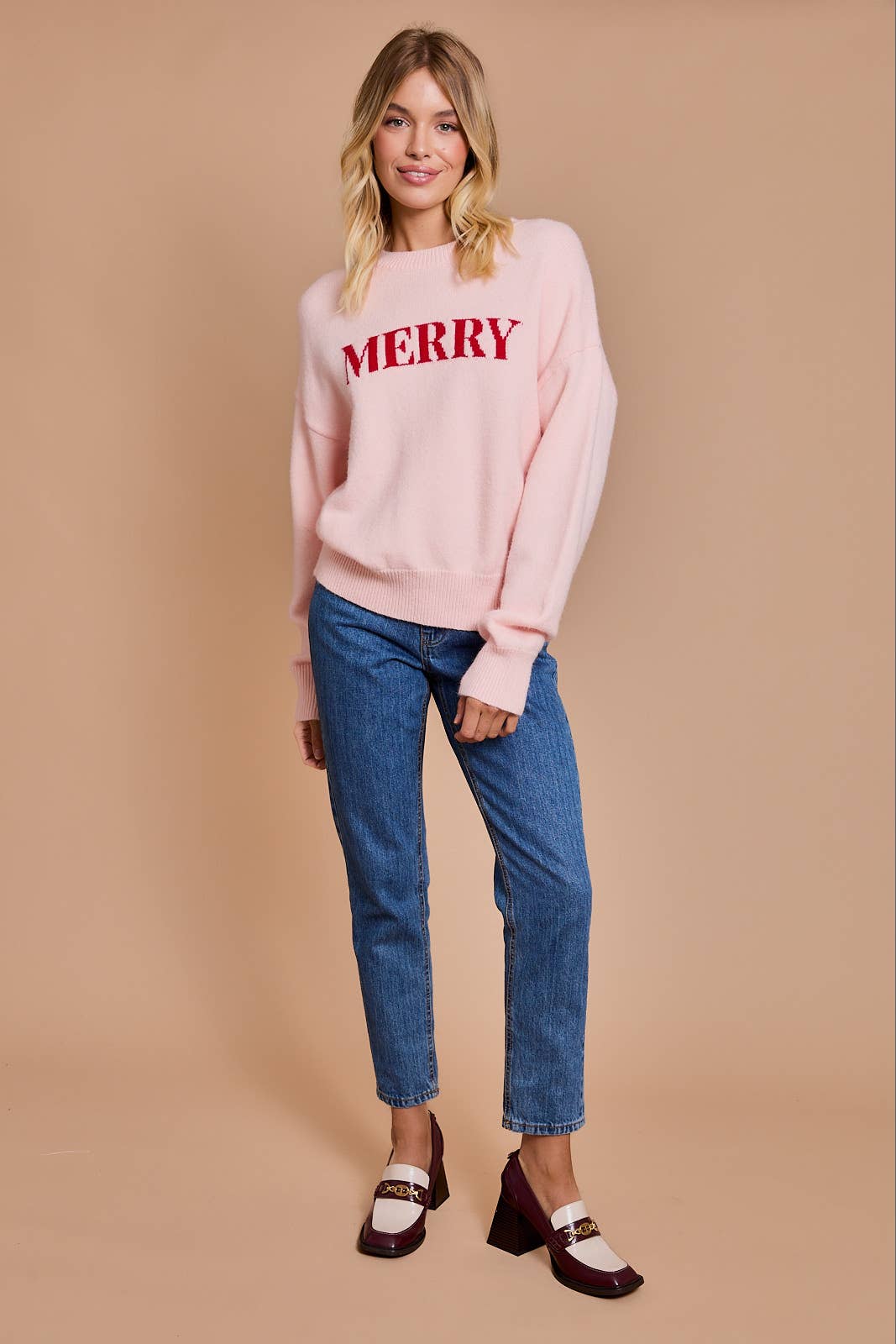 Round Neck Merry Pullover Sweater