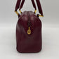 Christian Dior Bordeaux Red Boston Bag