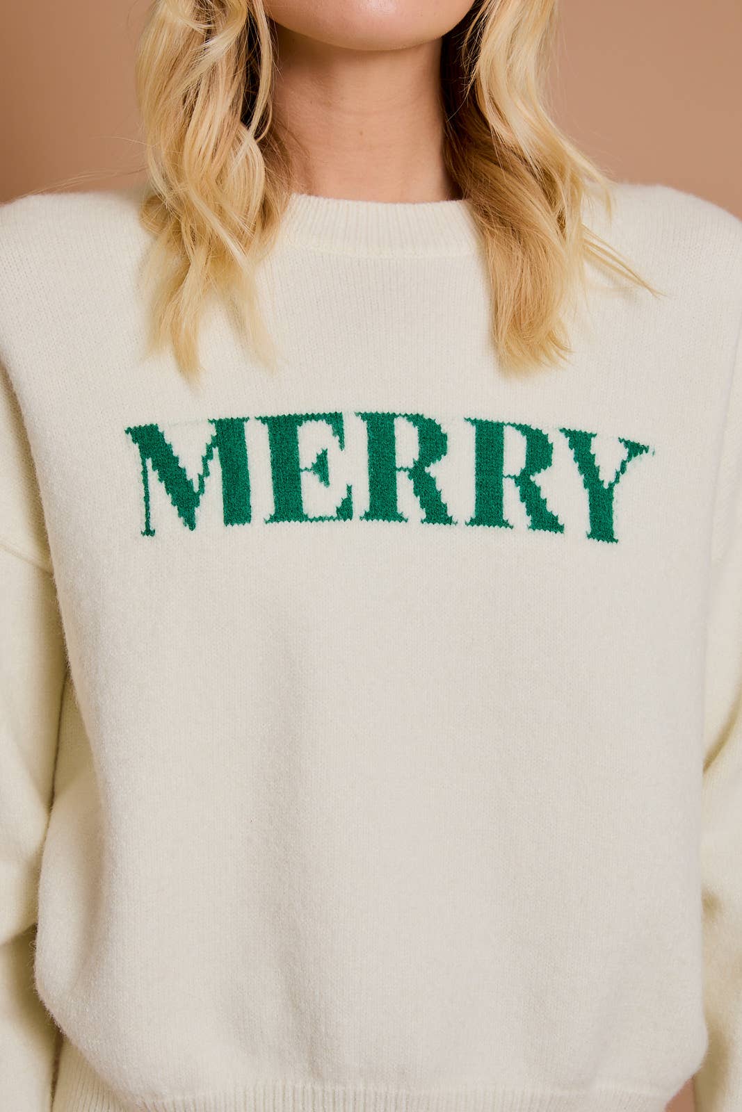 Round Neck Merry Pullover Sweater