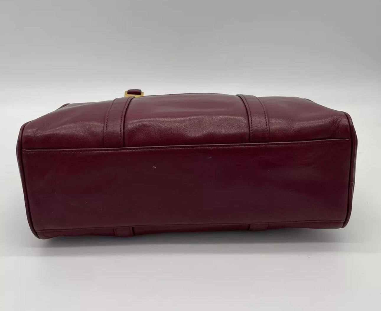 Christian Dior Bordeaux Red Boston Bag