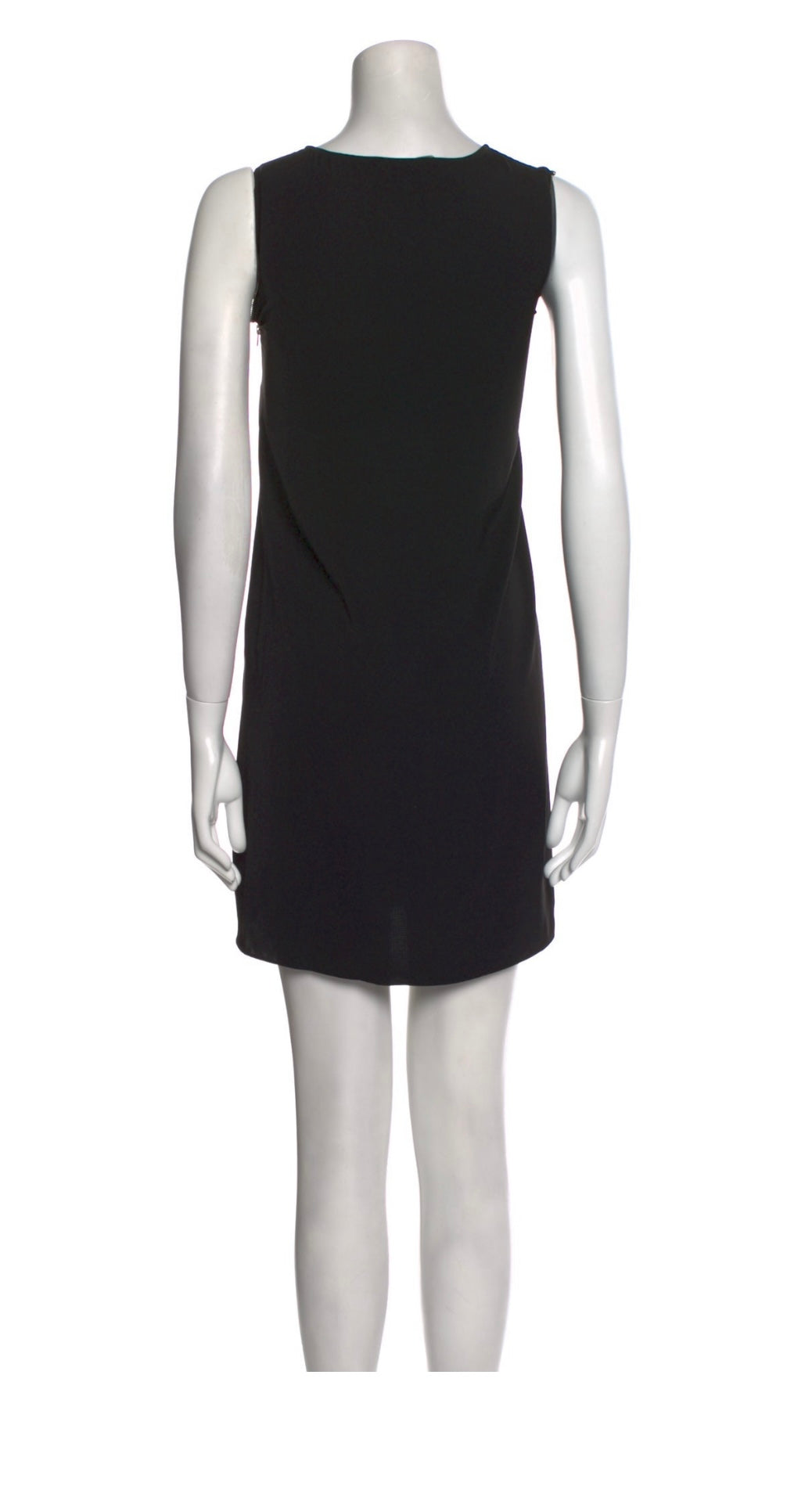 AllSaints Black Scoop Neck Mini Dress