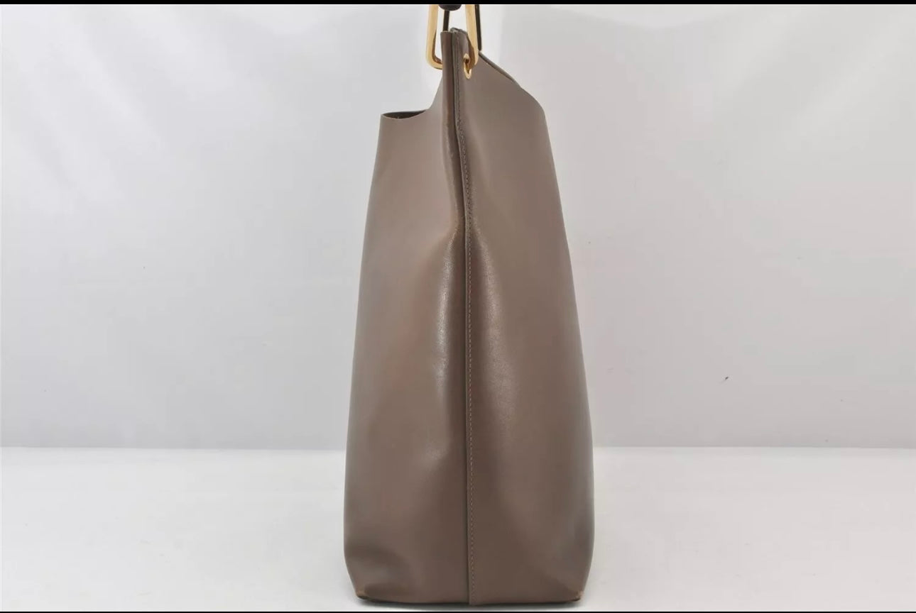 Gucci Vintage Brown Bamboo Handle Bag