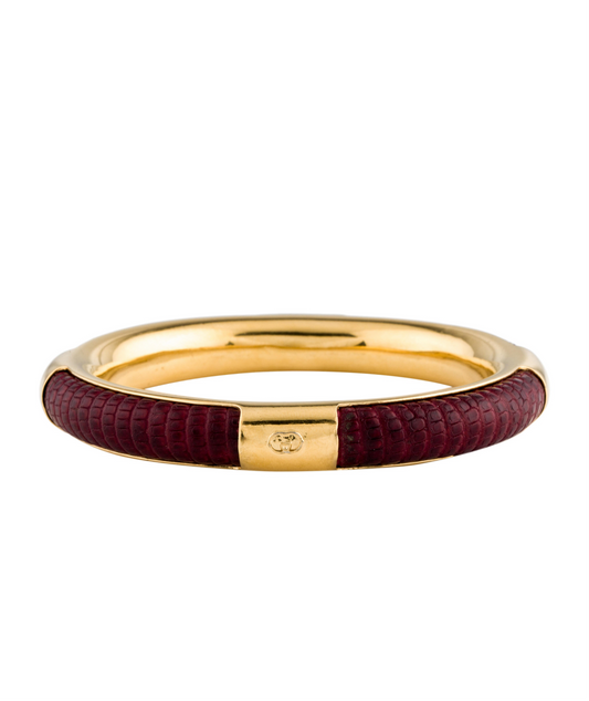 Gucci Vintage Snakeskin Bangle