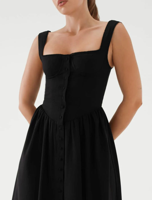 Antoinette Midi Dress -Rumored