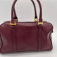 Christian Dior Bordeaux Red Boston Bag