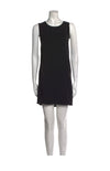 AllSaints Black Scoop Neck Mini Dress