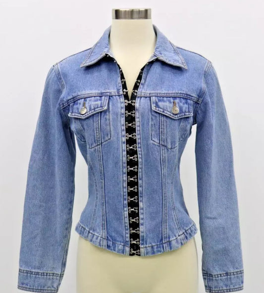 Vintage corset denim