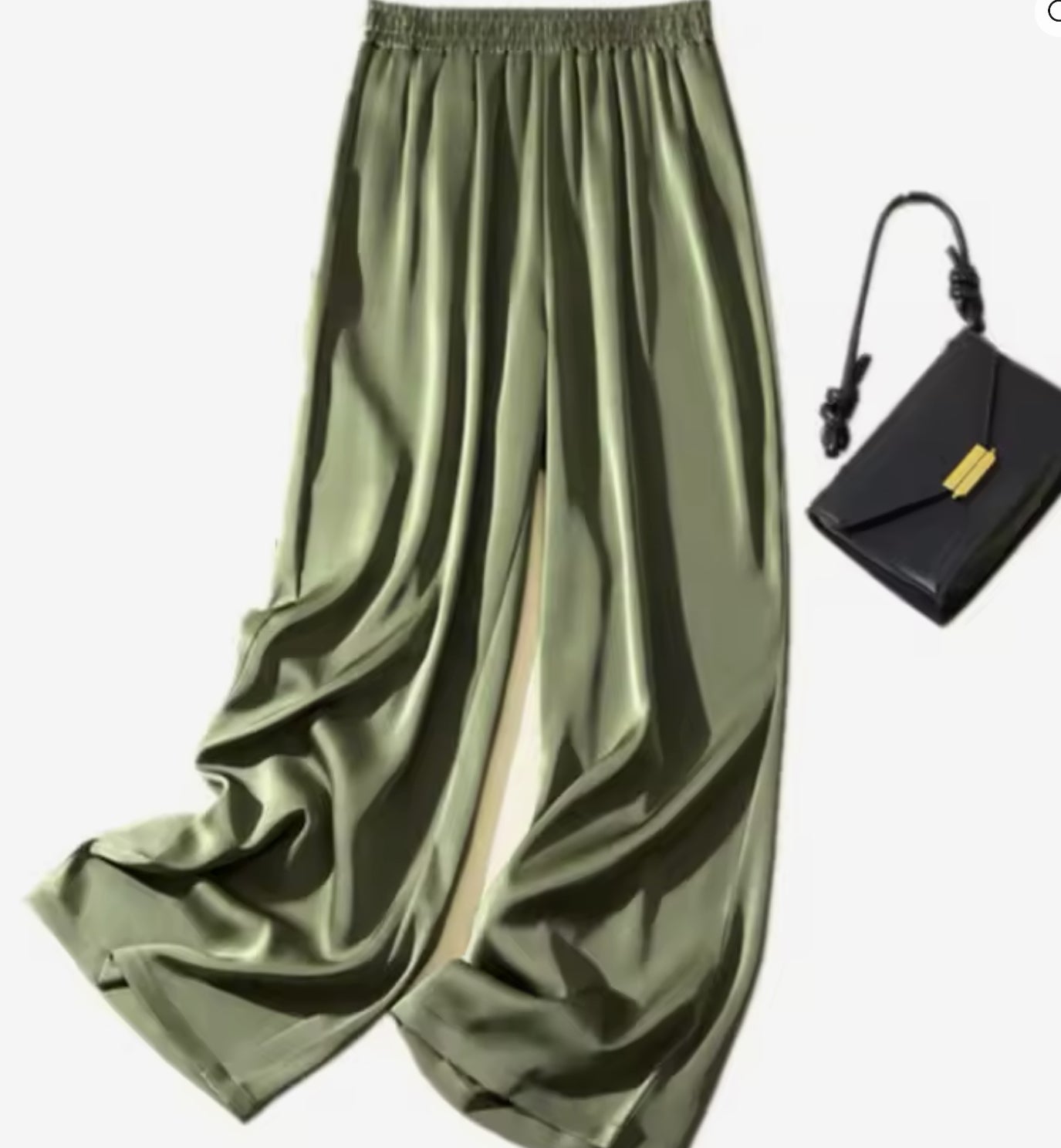 Satin Green pants