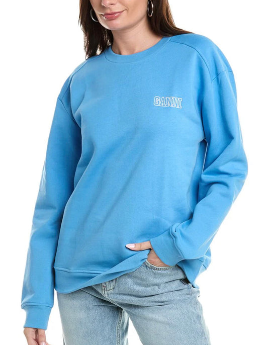 GANNI Drop-Shoulder Sweatshirt