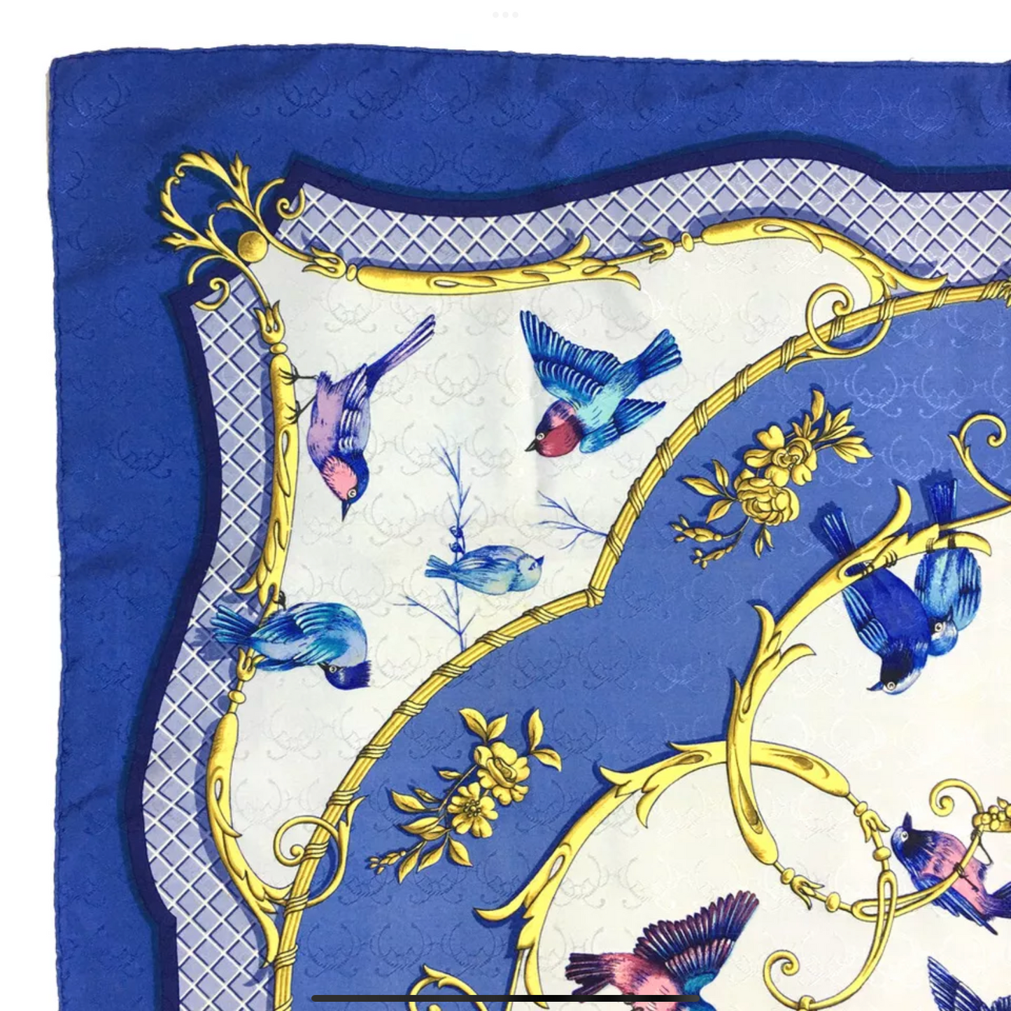 Hermès Lacle des Champs Carre Silk Scarf