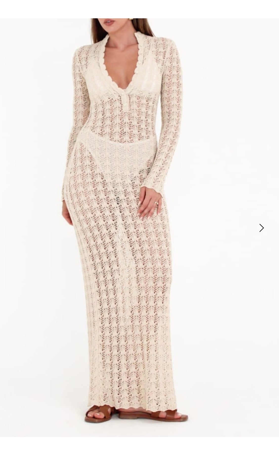 Ventura Crochet Maxi Dress