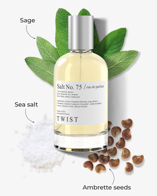 Twist Perfumes - Twist Salt No. 75 Inspired by J. Malone Wood Sage & Sea Salt