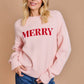 Round Neck Merry Pullover Sweater