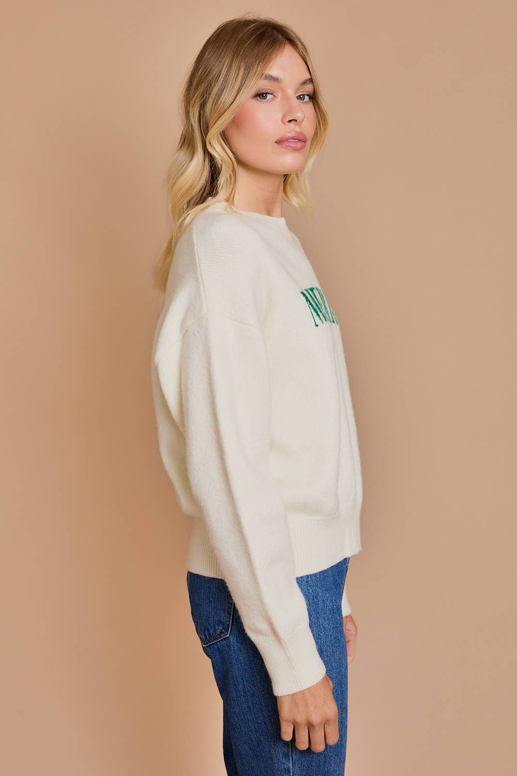 Round Neck Merry Pullover Sweater