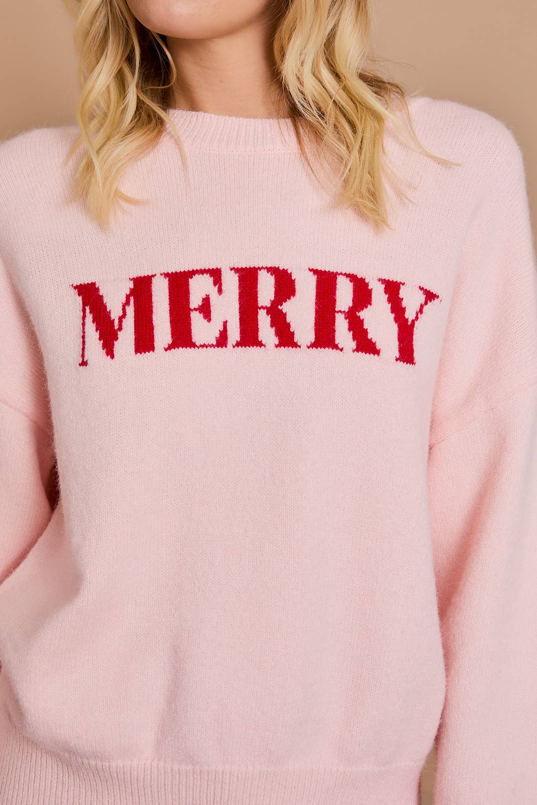 Round Neck Merry Pullover Sweater